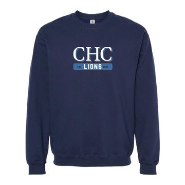 The CHC Lions | Adult Navy Crewneck Sweatshirt