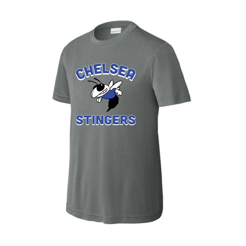 The Chelsea Stingers | Iron Grey Heather Performance Youth Tee