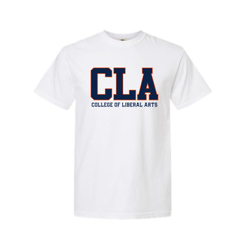 The CLA Block | White Tee