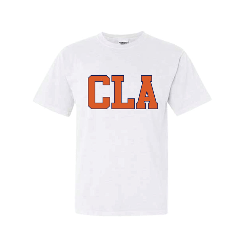 The CLA Block | White Tee