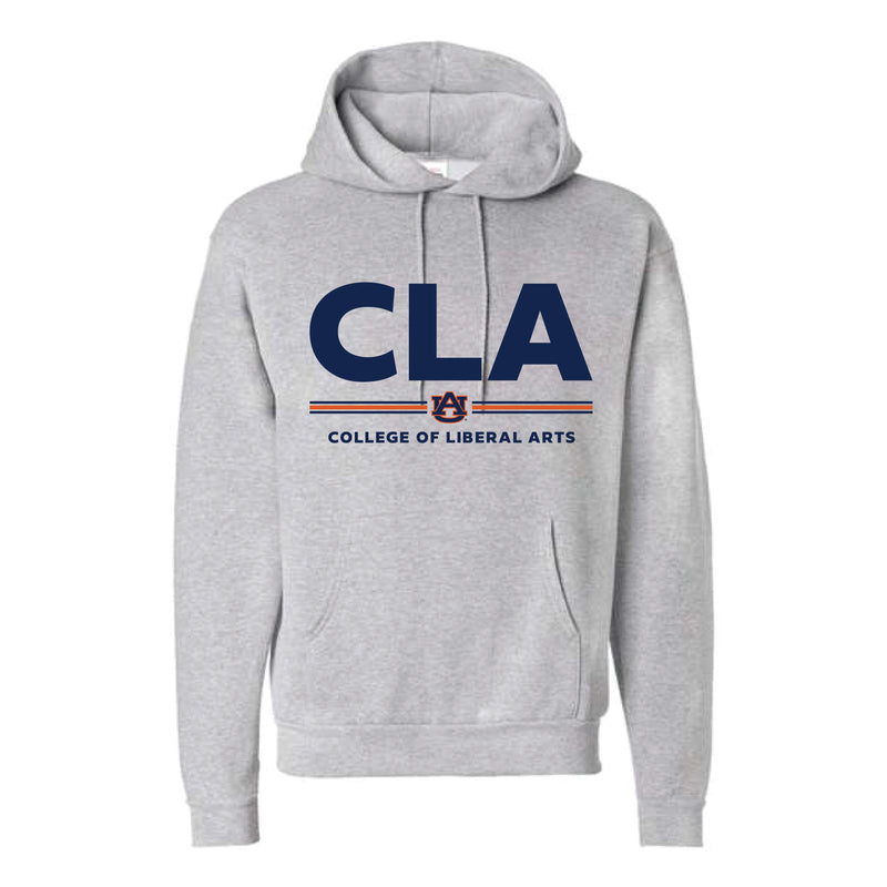 The CLA Stripes | Light Steel Hooded Sweatshirt