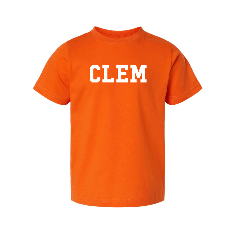 The Clem Block | Toddler Orange Tee