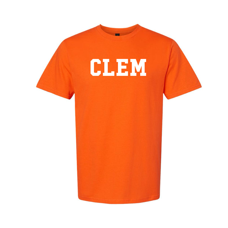 The Clem Block | Orange Tee