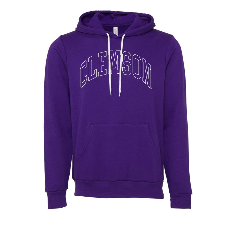 The Clemson Outline Arch | Team Purple Hoodie