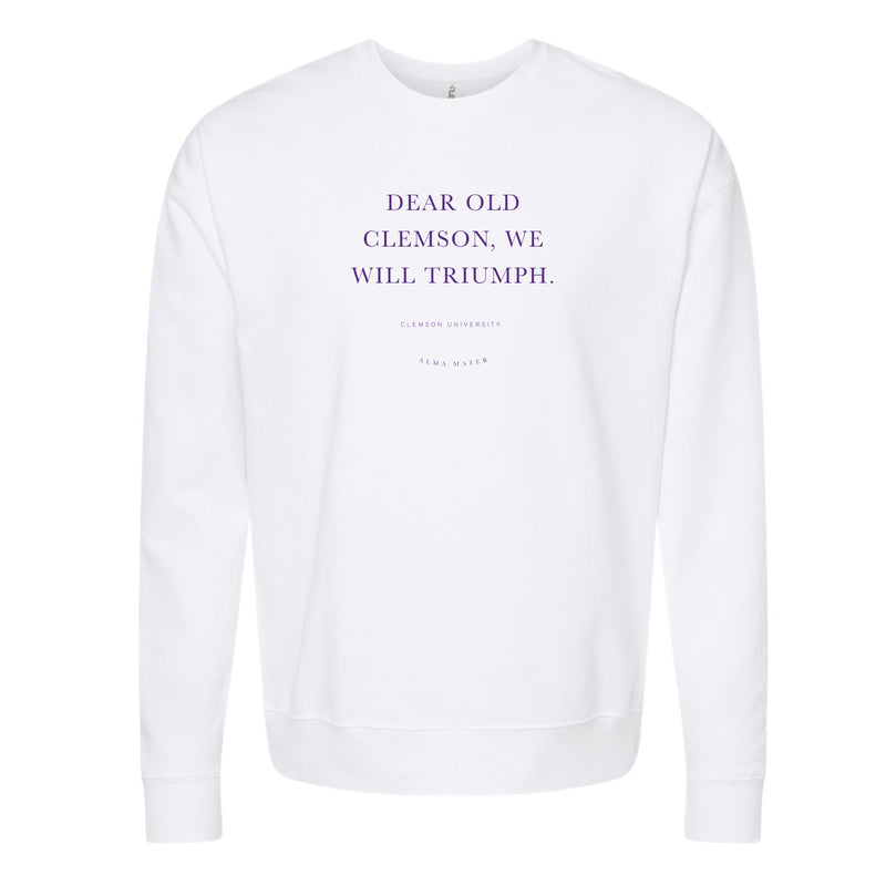 The Clemson Alma Mater | White Sweatshirt