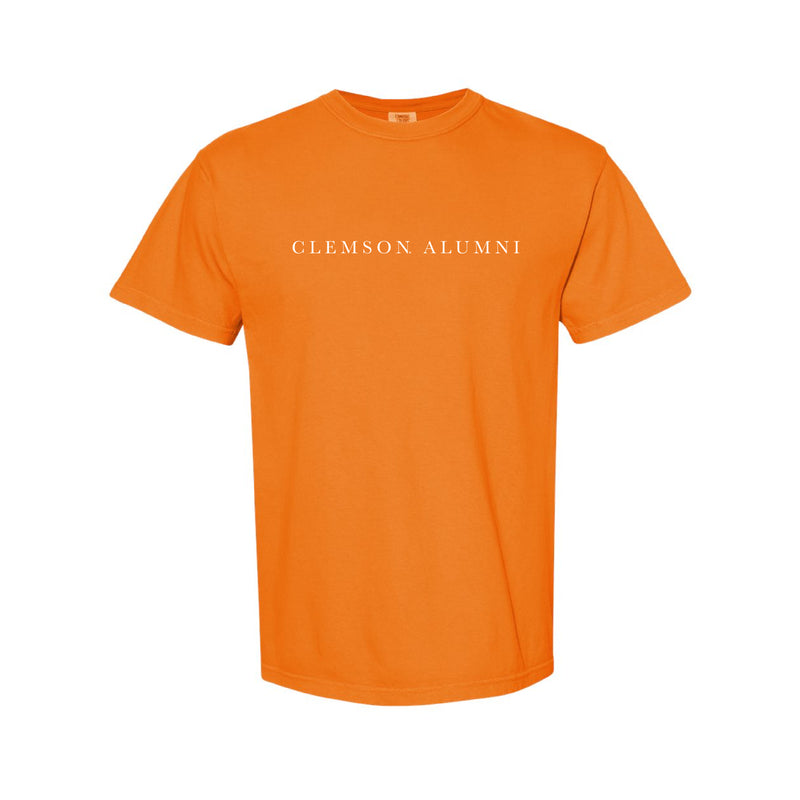 The Clemson Alumni Serif | Bright Orange Tee