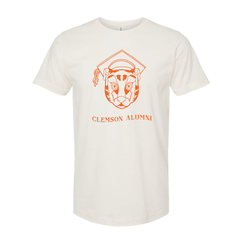 The Clemson Outline Alumni | Vintage White Tee