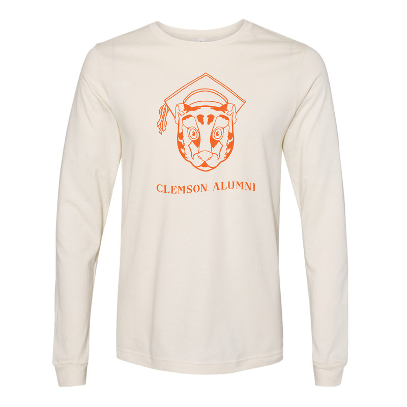 The Clemson Outline Alumni | Natural Long Sleeve