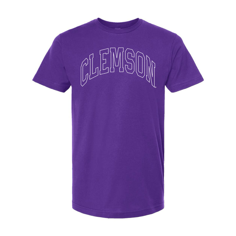 The Clemson Outline Arch | Purple Tee