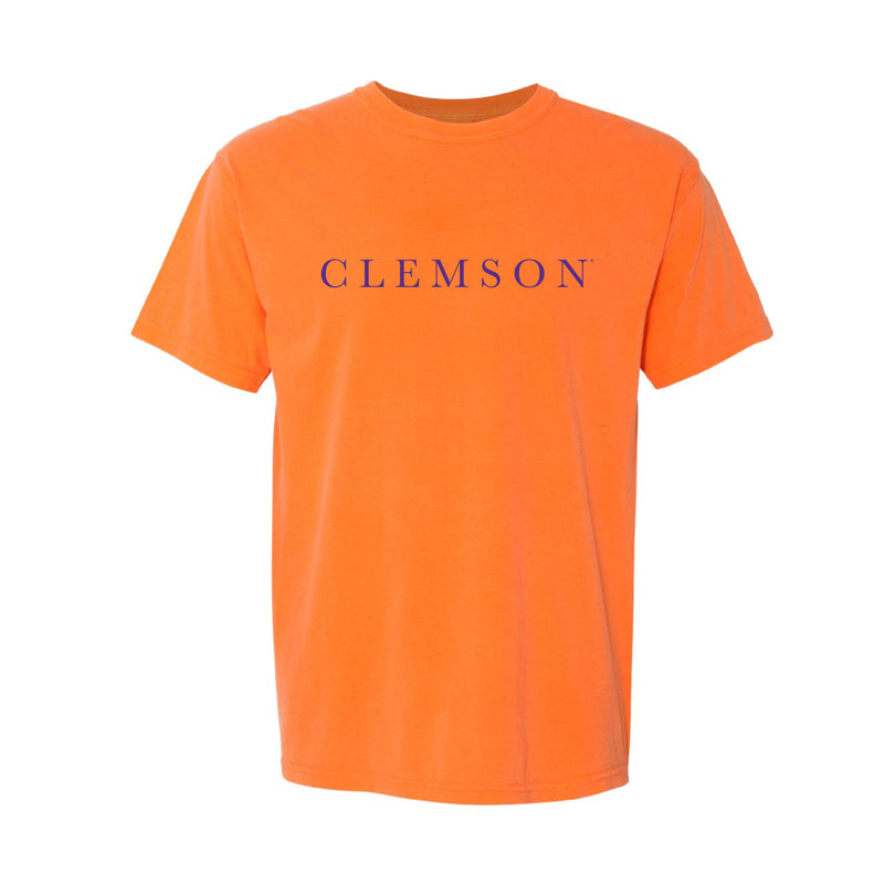 The Clemson Serif | Orange Tee