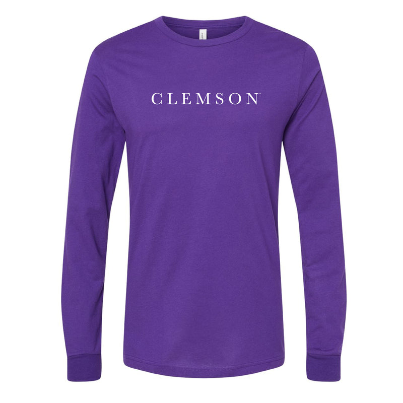 The Clemson Serif | Purple Long Sleeve