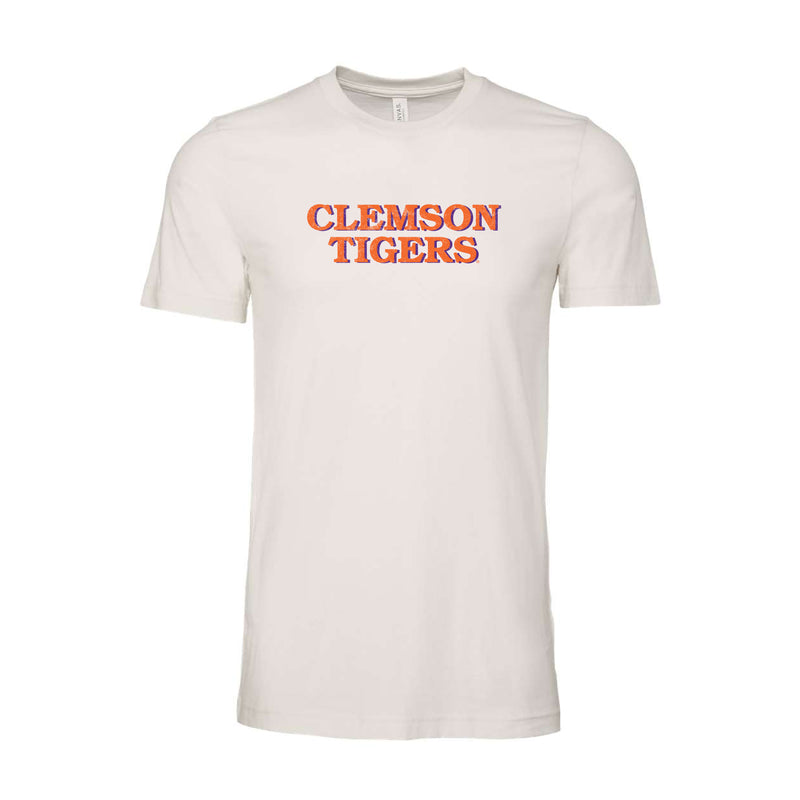 The Clemson Tigers Block | Vintage White Tee