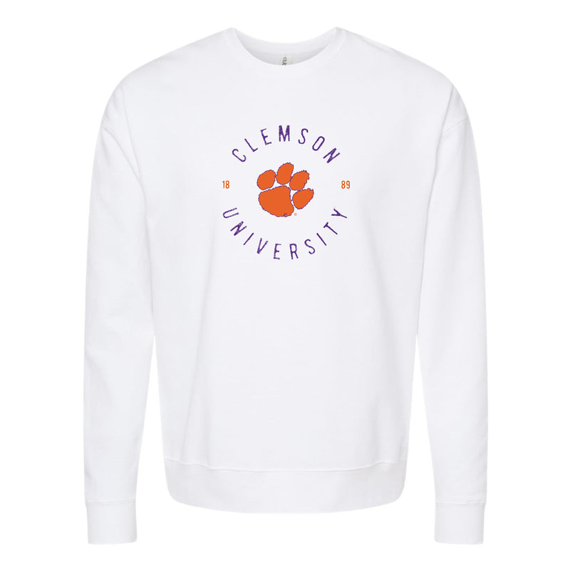 The Clemson University Est 1889 | White Sweatshirt