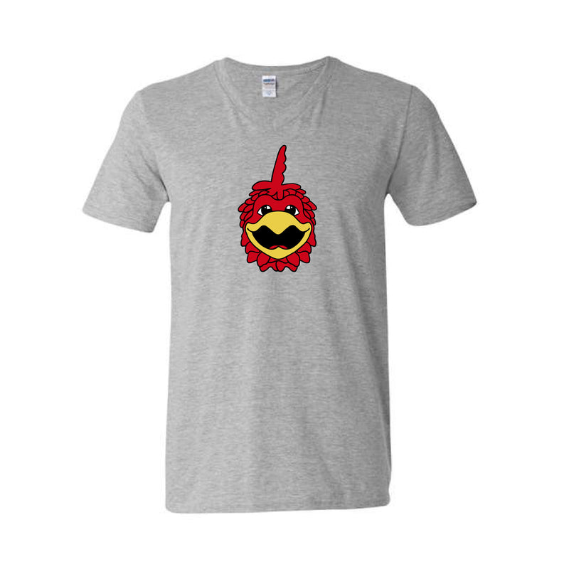 The Cocky Head | Sport Grey V-Neck Tee