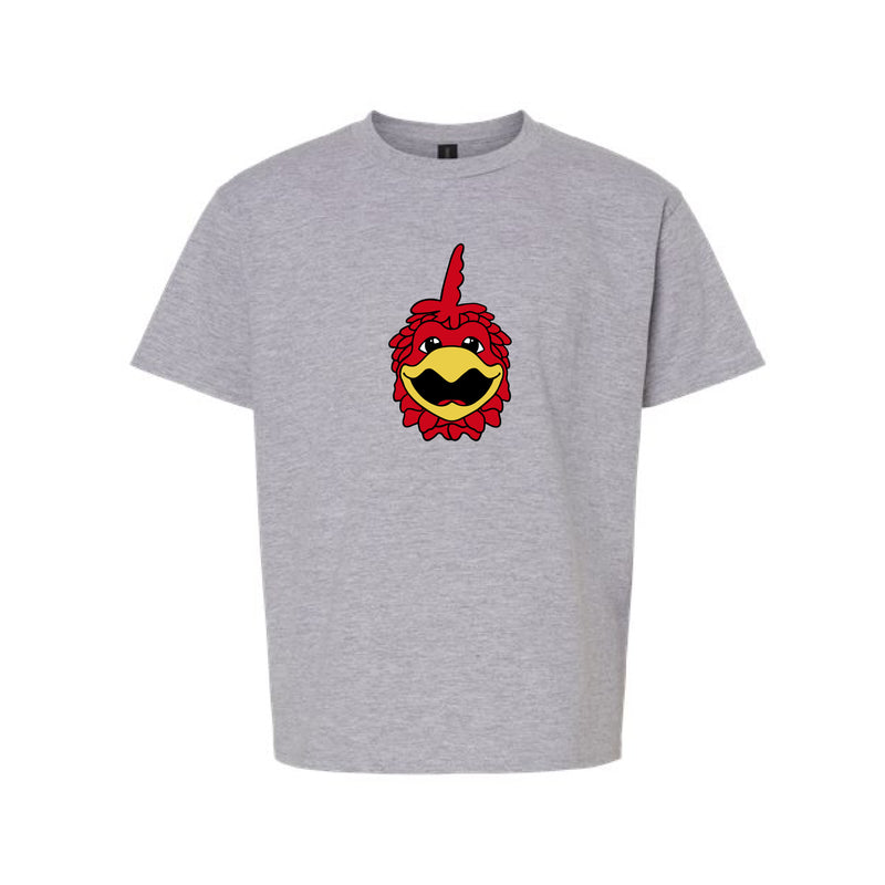 The Cocky Head | Youth Sport Grey Tee