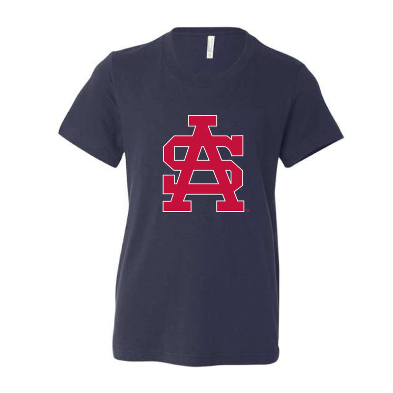 The Collegiate USA Logo | Youth Navy Tee