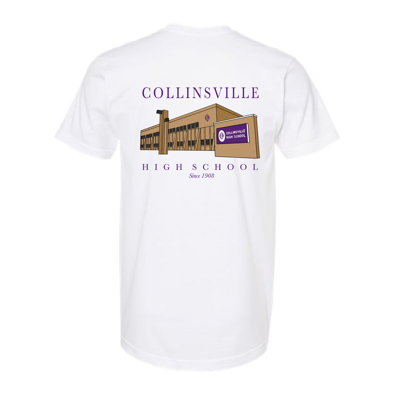 The Collinsville Building | White Oversized Tee