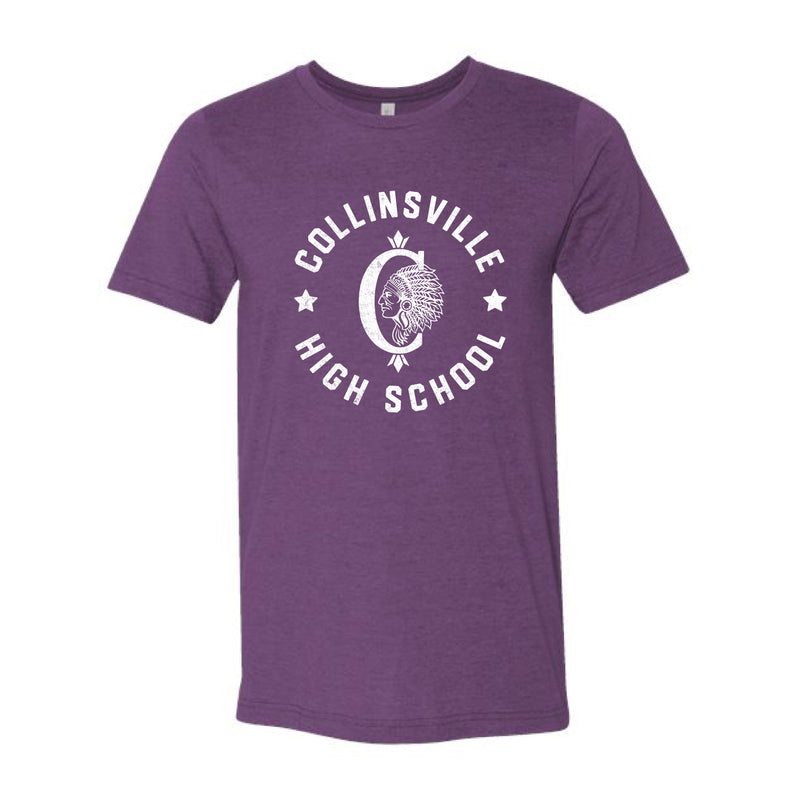 The Collinsville Circle | Heather Team Purple Tee