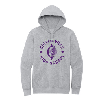 The Collinsville Circle | Light Heather Grey Hoodie