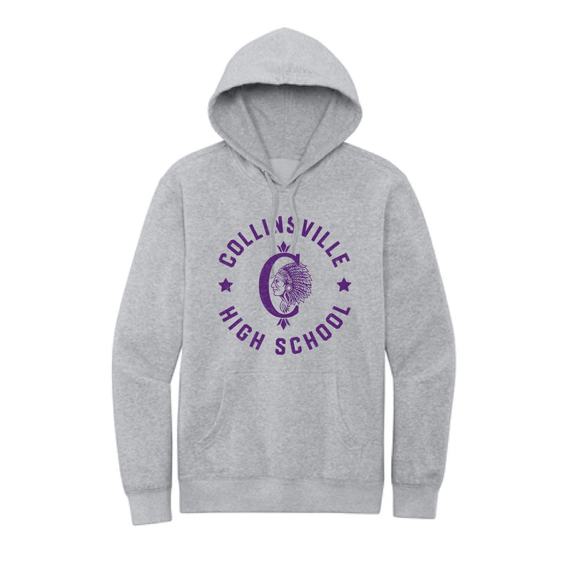 The Collinsville Circle | Light Heather Grey Hoodie