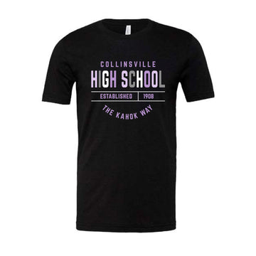 The Collinsville Multi | Black Heather	 Tee