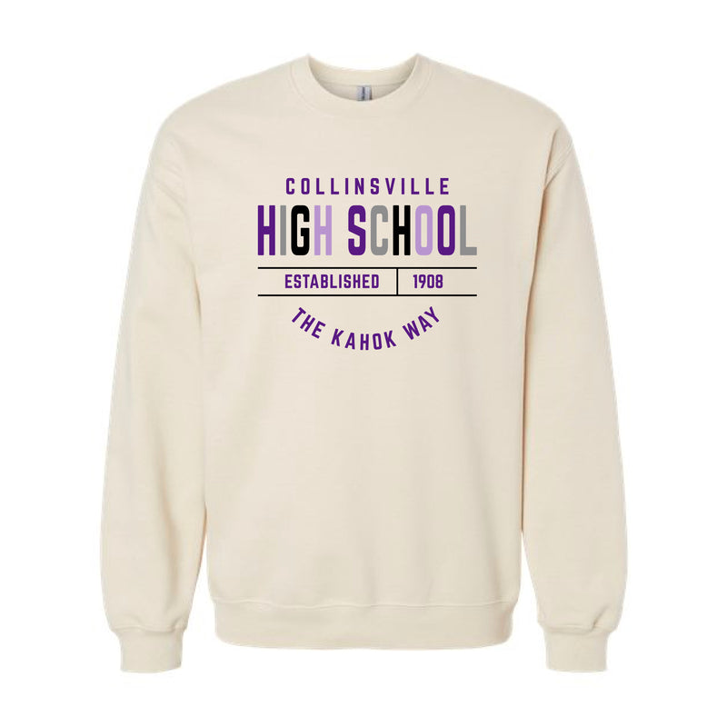 The Collinsville Multi | Sand Crewneck Sweatshirt