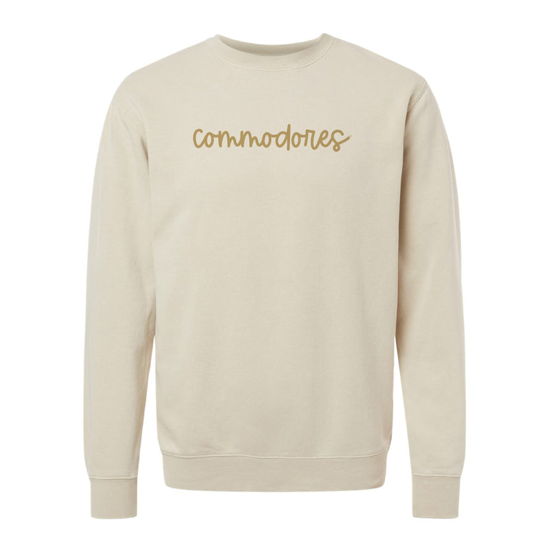 The Commodores Cursive | Pigment Ivory Sweatshirt