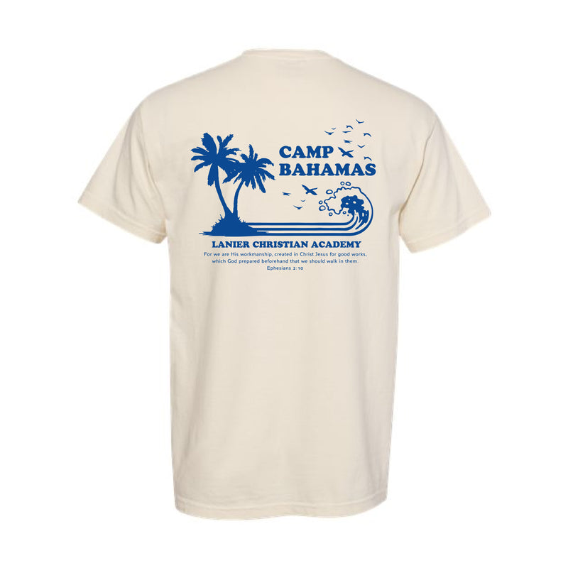 The Camp Bahamas Beach Scene | Adult Ivory Tee