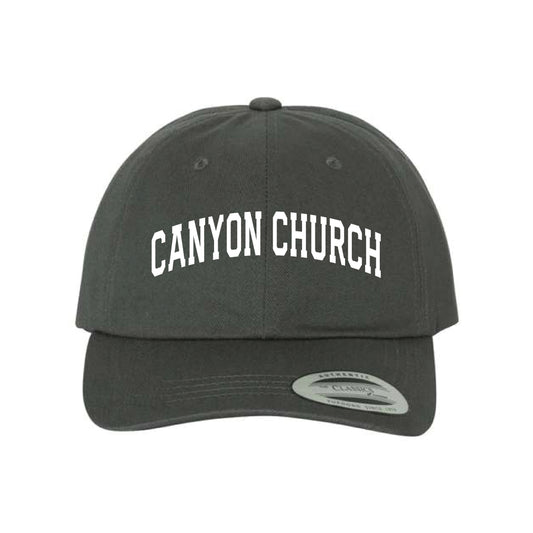 The Canyon Church Arch | Embroidered Dark Grey Hat