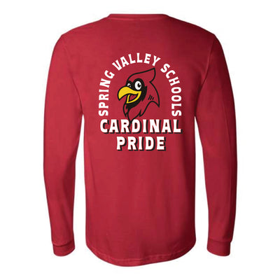 The Cardinal Pride Arch | Red Long Sleeve Tee