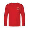 The Cardinal Pride Arch | Red Youth Long Sleeve Tee
