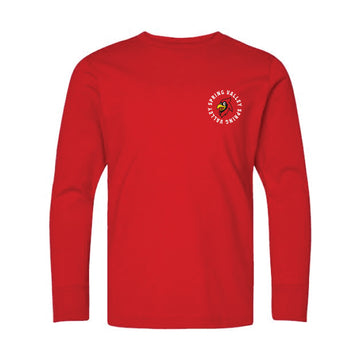 The Cardinal Pride Arch | Red Youth Long Sleeve Tee