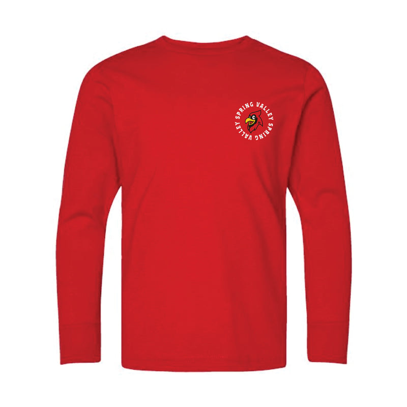 The Cardinal Pride Arch | Red Youth Long Sleeve Tee