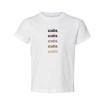 The Cats Repeat | Toddler White Tee