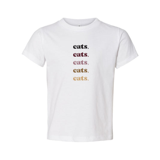 The Cats Repeat | Toddler White Tee