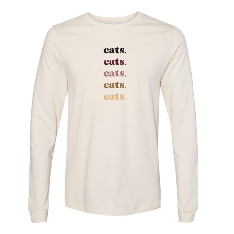 The Cats Repeat | Natural Long Sleeve