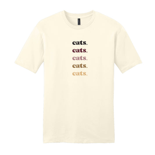 The Cats Repeat | Gardenia Tee