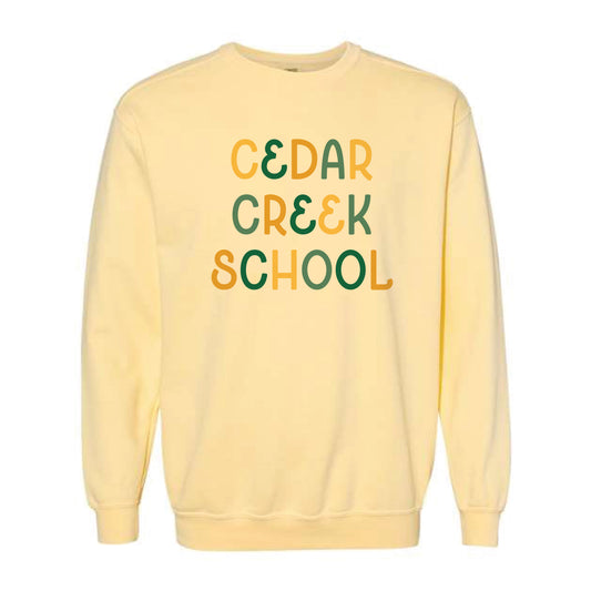 The Cedar Creek Multi | Adult Butter Sweatshirt