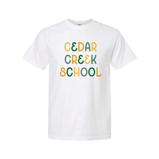 The Cedar Creek Multi | Adult White Tee