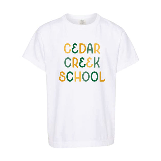 The Cedar Creek Multi | Youth White Tee