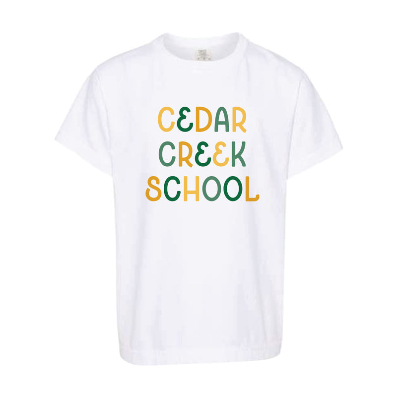 The Cedar Creek Multi | Youth White Tee