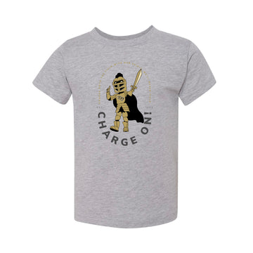 The Charge On Knightro | Toddler Athletic Heather Tee
