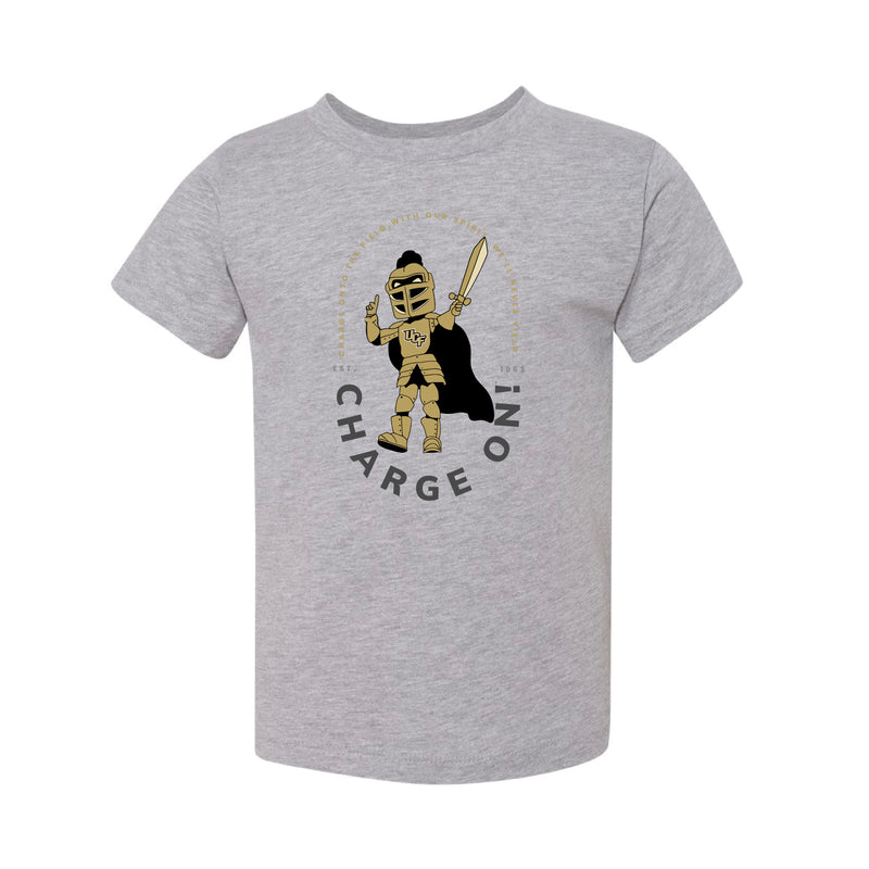 The Charge On Knightro | Toddler Athletic Heather Tee