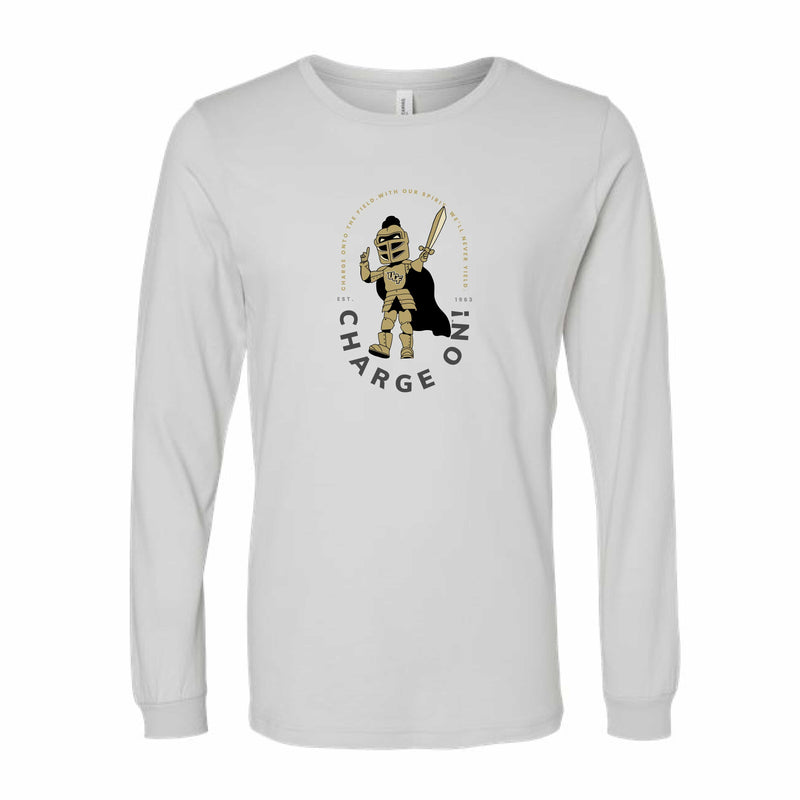 The Charge On Knightro | Silver Long Sleeve