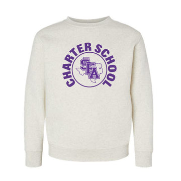 The Charter School Circle | Youth Natural Heather Sweatshirt