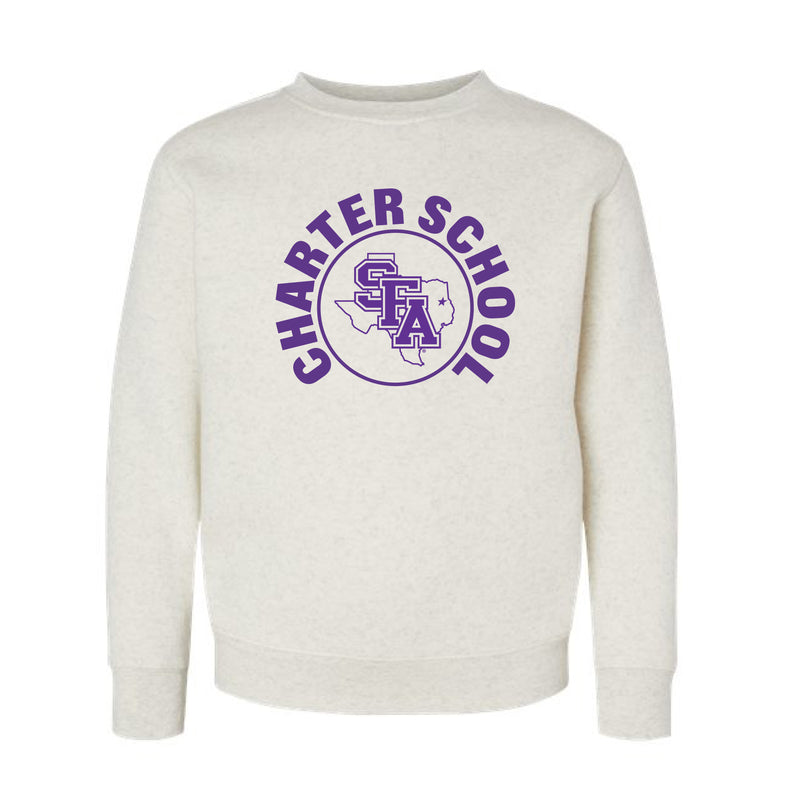The Charter School Circle | Youth Natural Heather Sweatshirt