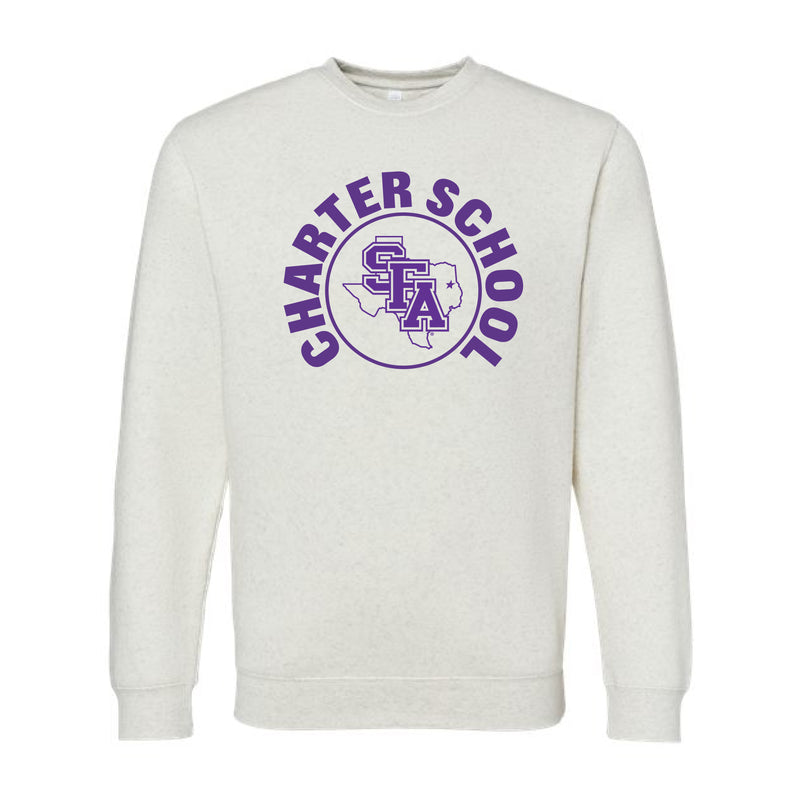 The Charter School Circle | Adult Natural Heather Sweatshirt