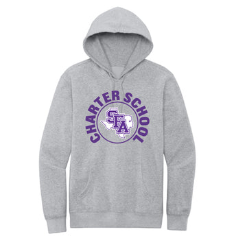 The Charter School Circle | Adult Light Heather Grey Hoodie