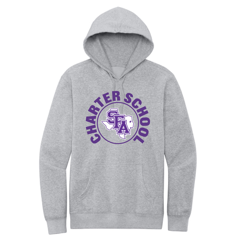 The Charter School Circle | Adult Light Heather Grey Hoodie