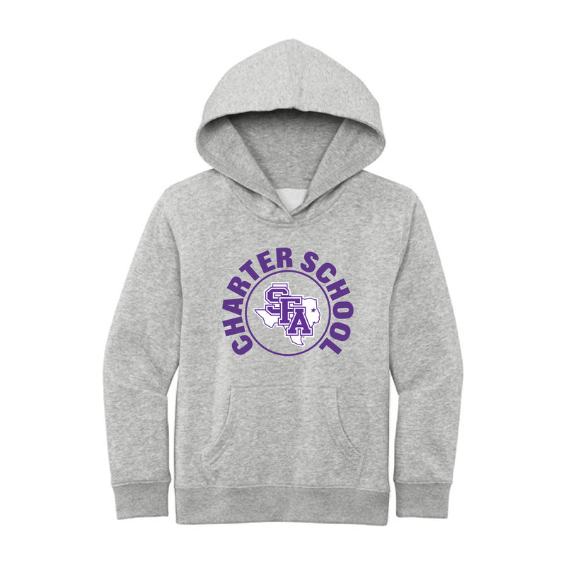 The Charter School Circle | Youth Light Heather Grey Hoodie